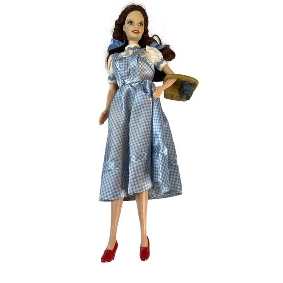 Wizard Of Oz Barbie Lot Of Four Dorothy With Todo Lion Tin Man Scarecrow - Picture 2 of 16